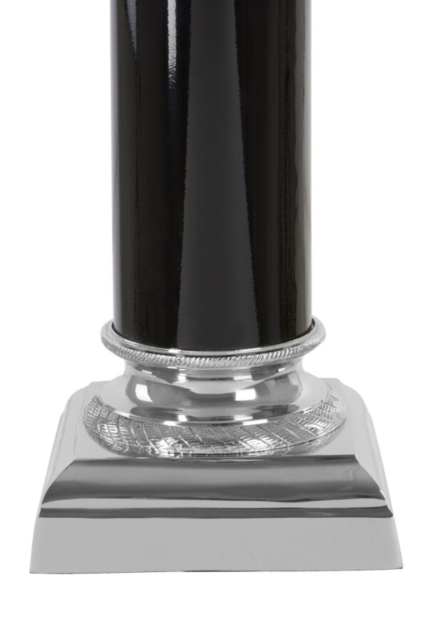Camron Black and Silver Table Lamp