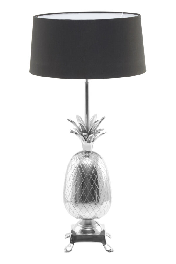 Boho Nickel Finish Pineapple Table Lamp