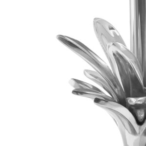 Boho Nickel Finish Pineapple Table Lamp