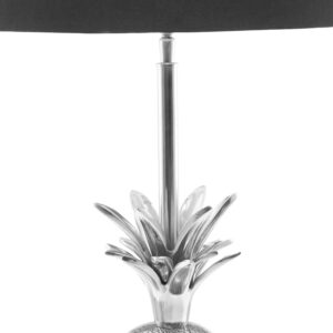 Boho Nickel Finish Pineapple Table Lamp