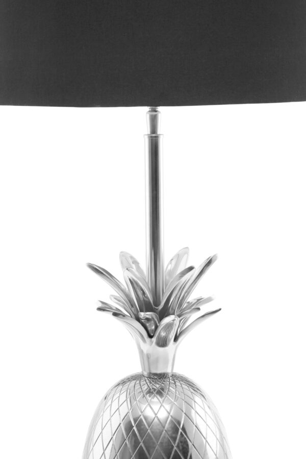 Boho Nickel Finish Pineapple Table Lamp