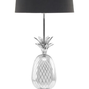 Boho Nickel Finish Pineapple Table Lamp