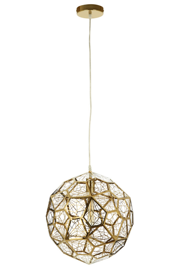 Akela Gold Finish Sphere Pendant Light