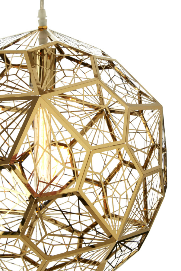 Akela Gold Finish Sphere Pendant Light