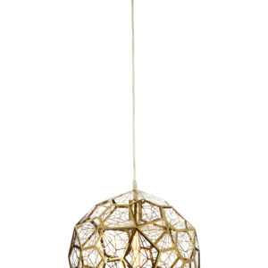 Akela Gold Finish Sphere Pendant Light