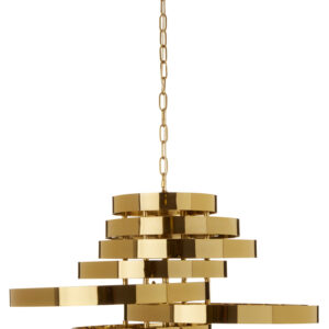 Alana 5 Bulb Gold Finish Pendant Lamp