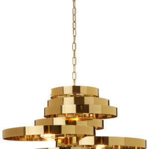 Alana 5 Bulb Gold Finish Pendant Lamp