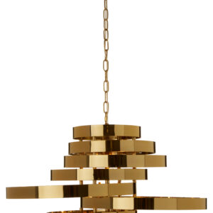 Alana 5 Bulb Gold Finish Pendant Lamp
