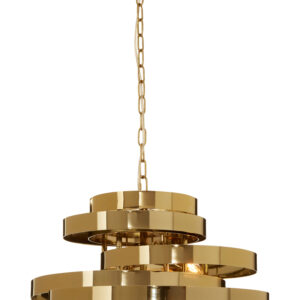 Alana 4 Bulb Gold Finish Pendant Light