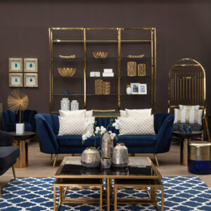 Alana 4 Bulb Gold Finish Pendant Light