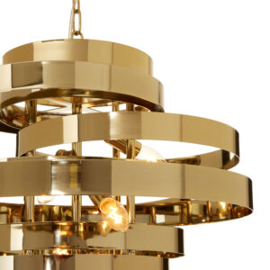 Alana 4 Bulb Gold Finish Pendant Light