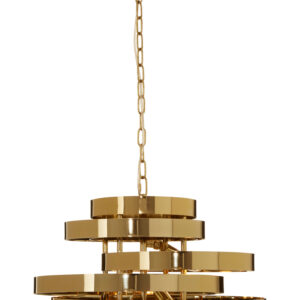 Alana 4 Bulb Gold Finish Pendant Light