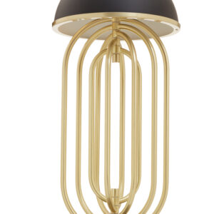 Metropolis Table Lamp With Black Shade