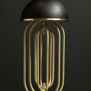 Metropolis Table Lamp With Black Shade