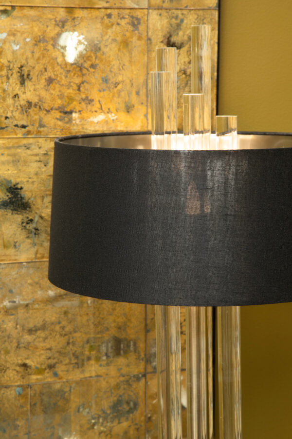 Midas Brass Base Glass Table Lamp