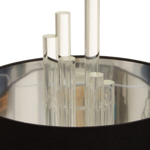 Midas Brass Base Glass Table Lamp