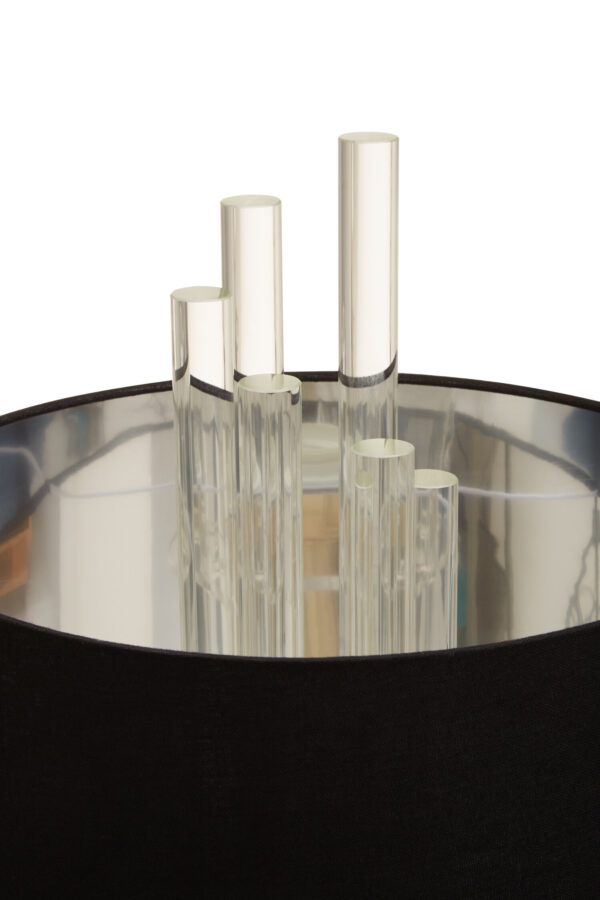Midas Brass Base Glass Table Lamp