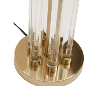 Midas Brass Base Glass Table Lamp