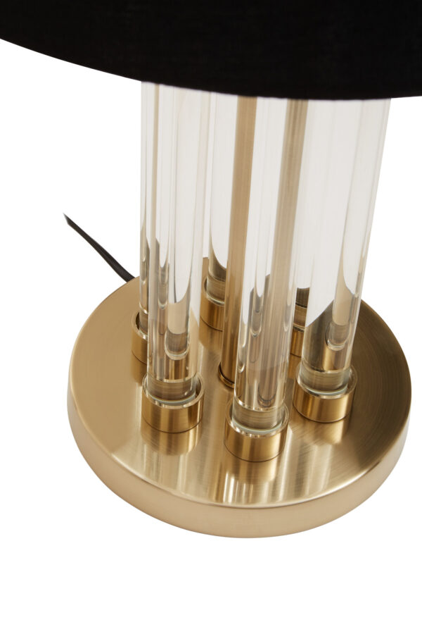 Midas Brass Base Glass Table Lamp