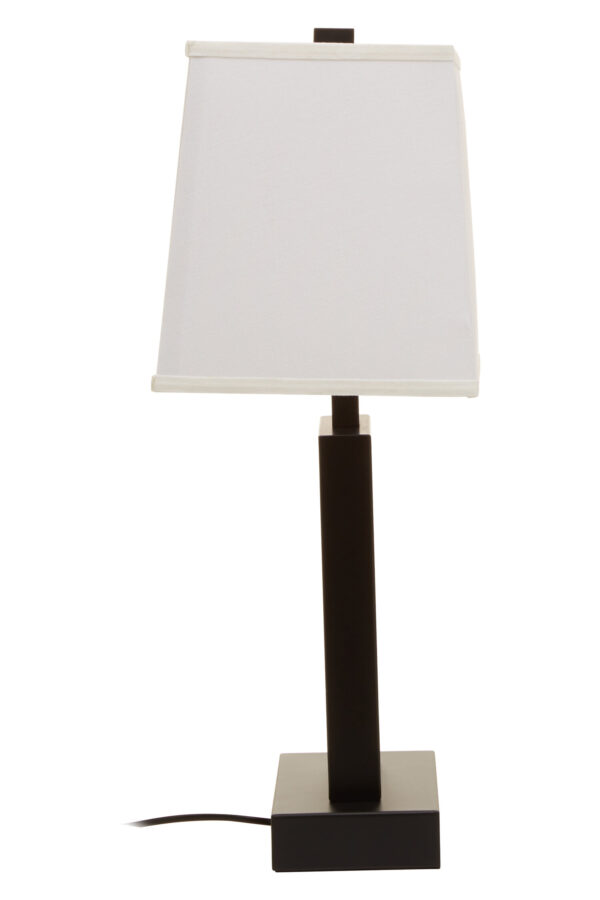 Leora Black and White Table Lamp