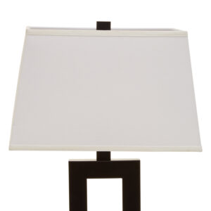 Leora Black and White Table Lamp