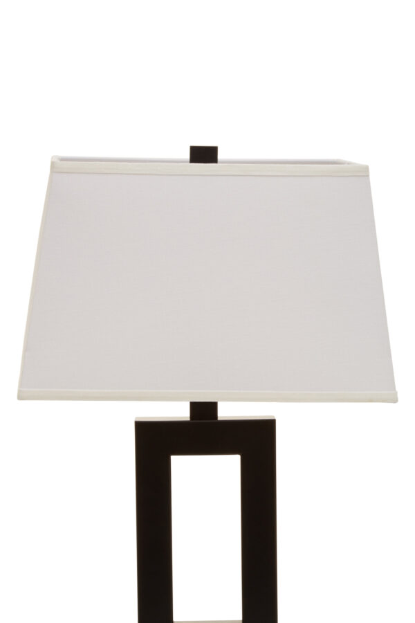 Leora Black and White Table Lamp