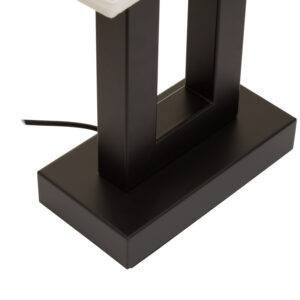 Leora Black and White Table Lamp