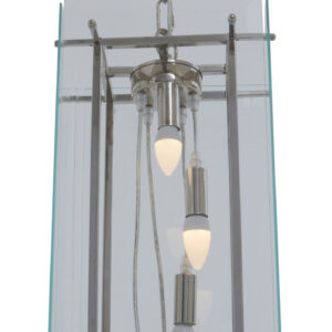 Claridge Five Bulb Glass Pendant Light