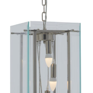 Claridge Five Bulb Glass Pendant Light