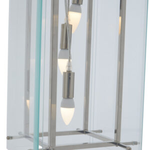 Claridge Five Bulb Glass Pendant Light