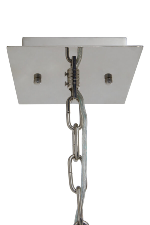 Claridge Five Bulb Glass Pendant Light