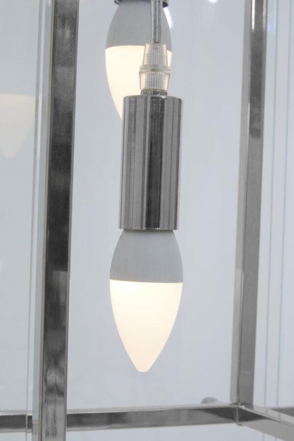 Claridge Five Bulb Glass Pendant Light