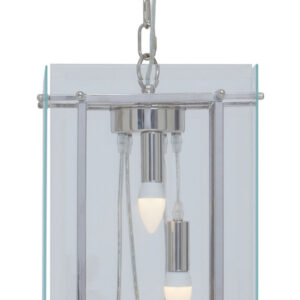 Claridge Five Bulb Glass Pendant Light