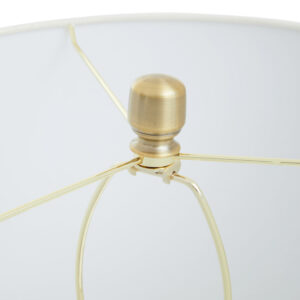 Elin Black Marble and Brushed Gold Table Lamp