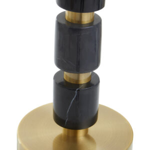 Elin Black Marble and Brushed Gold Table Lamp