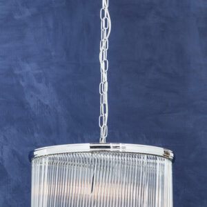 Kensington Townhouse Nickel Pendant Light