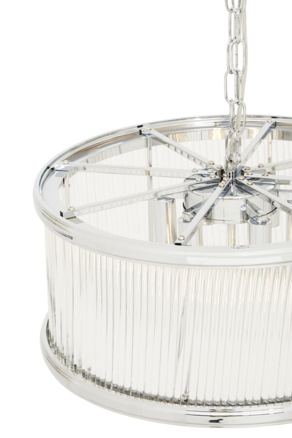 Kensington Townhouse Nickel Pendant Light