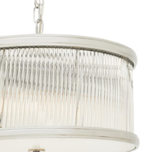 Kensington Townhouse Nickel Pendant Light