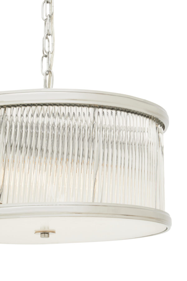 Kensington Townhouse Nickel Pendant Light