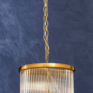 Kensington Townhouse 5 Bulb Small Bronze Pendant Light