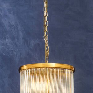 Kensington Townhouse 5 Bulb Small Bronze Pendant Light