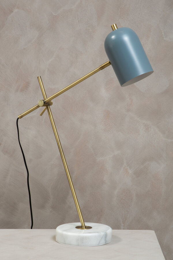 Newton Grey Shade Desk Lamp
