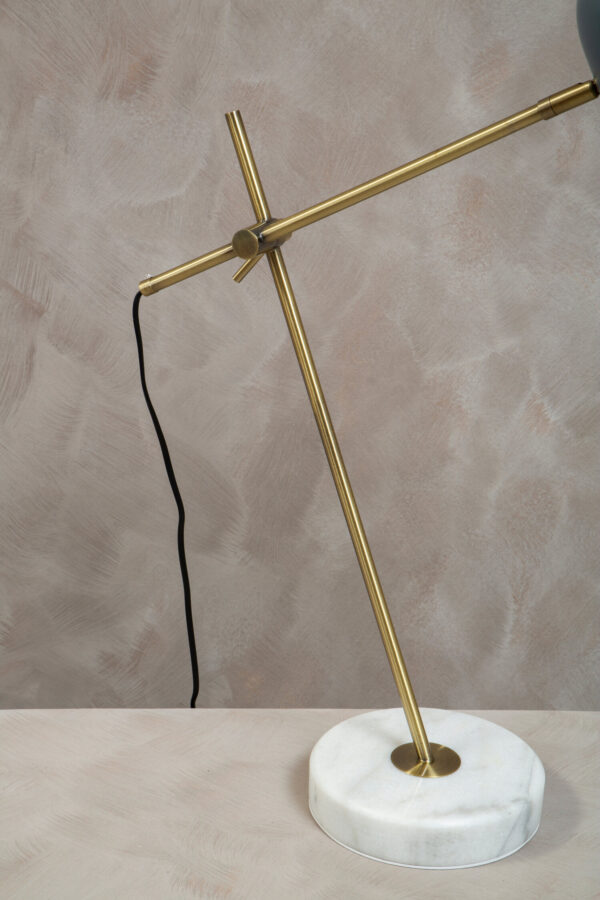 Newton Grey Shade Desk Lamp