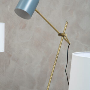 Newton Grey Shade Desk Lamp