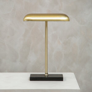 Newton Brass Finish Desk Lamp