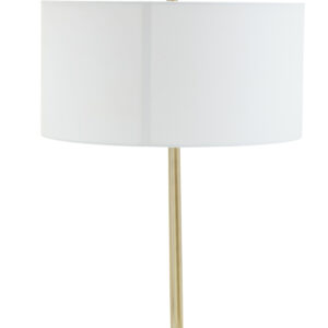 Nolan White Fabric Shade Table Lamp