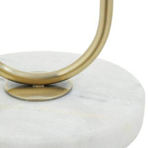 Nolan White Fabric Shade Table Lamp