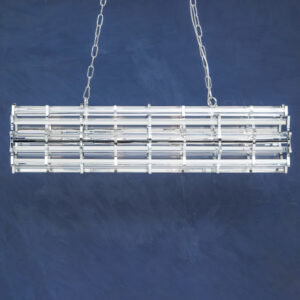 Karli Chrome Eight Bulb Pendant Light