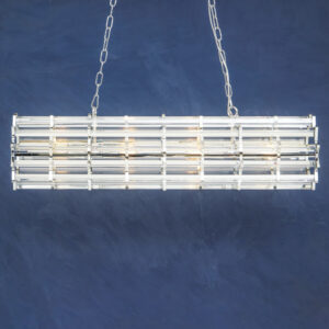 Karli Chrome Eight Bulb Pendant Light