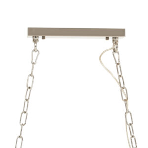 Karli Chrome Eight Bulb Pendant Light
